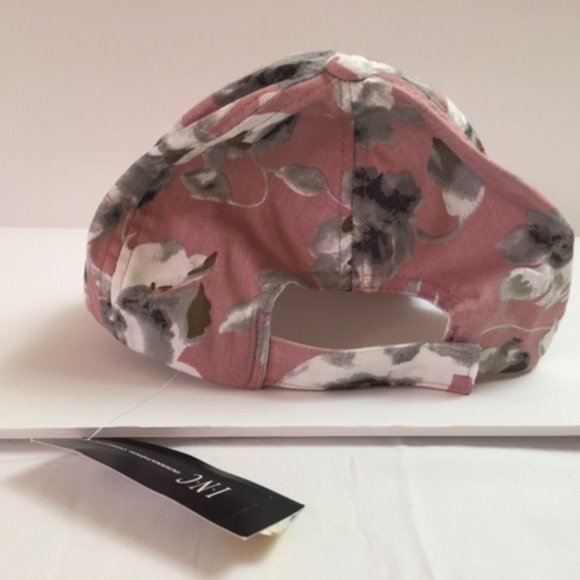 Inc Floral Suede Baseball Cap - Picture 3 of 5